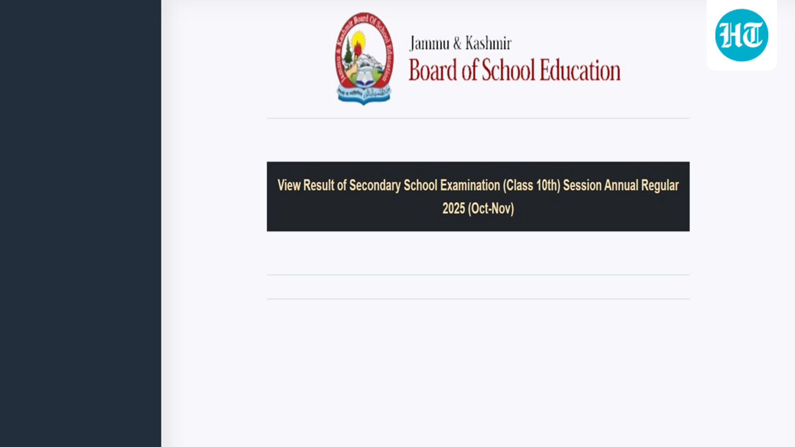 JKBOSE 10th & 12th Result 2025–2026